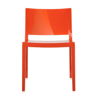 An Image of Kartell Lizz Chair Orange *Min 2 Chairs*