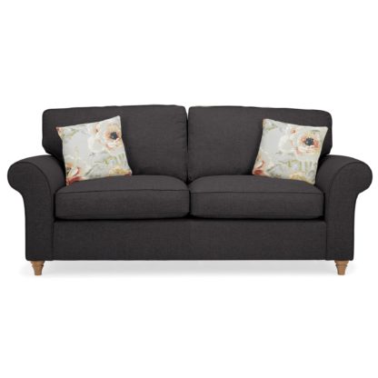 An Image of Rosa 3 Seater Sofa Beige