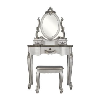 An Image of Toulouse Silver Dressing Table Set Silver