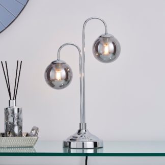 An Image of Gigi Chrome Table Lamp Chrome