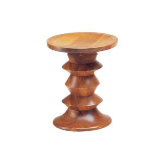 An Image of Vitra Eames Stools Model A Walnut