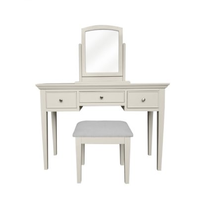 An Image of Charlotte Dressing Table Set White