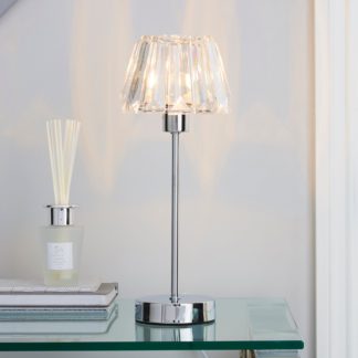 An Image of Paloma Chrome Lamp Clear