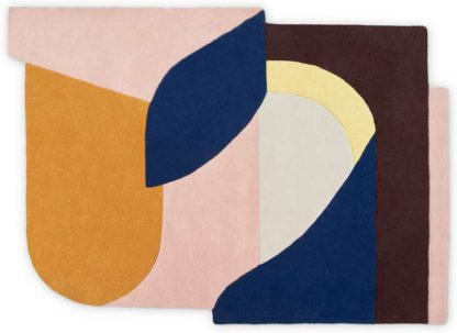 0938113f87aa09781e585b1dca1a7f000741214a1b96093506218b728b58209d.jpg An Image of Lanua Hand Tufted Wool Rug, Large 160 x 230cm, Multi