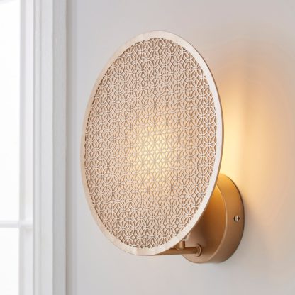 An Image of Vienna Wall Light Champagne