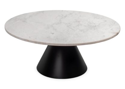 An Image of Heal's Cezanne Circular Coffee Table Marble