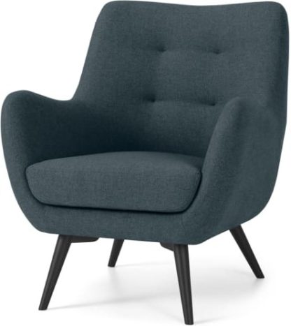 An Image of Hilda Accent Armchair, Aegean Blue