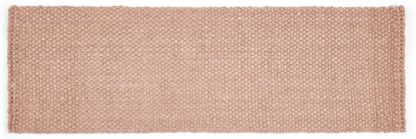 An Image of Rohan Woven Jute Runner 66 x 200cm, Soft Pink