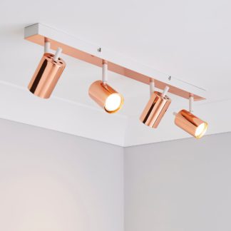 An Image of Carter 4 Light Copper Spotlight Copper