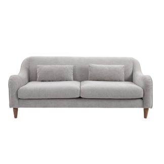 An Image of Heidy Chenille 3 Seater Sofa - Grey Grey