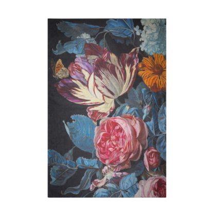0bb00c5c05028ddb4e4e4237a074b4e3915511672b642c8857c8a2910b4dfe25-2.jpg An Image of Eloise Floral Rug Blue, Pink and Yellow