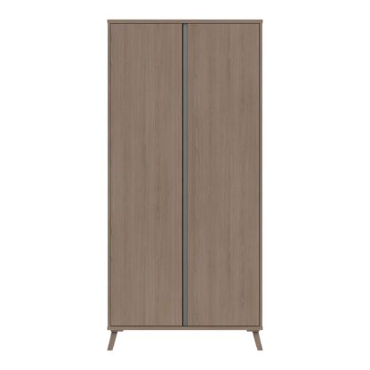 An Image of Jenson 2 Door Large Wardrobe Truffle