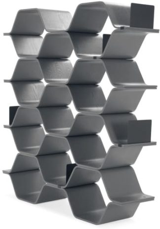 An Image of Polygon Shelving Unit, Grey