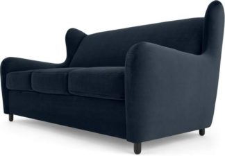 An Image of Rubens Sofabed, Sapphire Blue Velvet