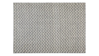 An Image of Linie Design Shimla Rug Black and White 170 x 240cm