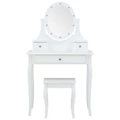 An Image of Grace LED Dressing Table Grey