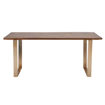 An Image of Anya Large Dining Table Brown