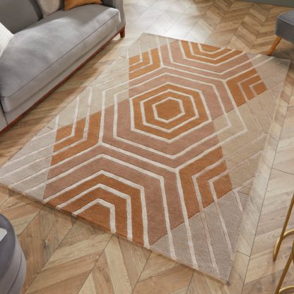 0f8b0be41812d429e825144b17e399fb8238ccca3ed2eef29831620e76b3bd09-1.jpg An Image of Harlow Rug Grey and White