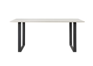 An Image of Muuto 70/70 Table Small White and Black