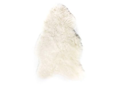 An Image of The Organic Sheep Icelandic Sheepskin Shorthaired Rug White