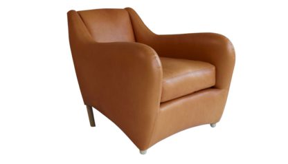 An Image of Scp Balzac Chair Utah Russet