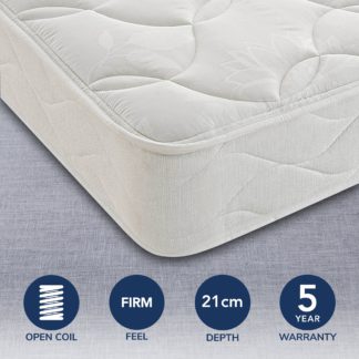 An Image of Silentnight Miracoil Classic Mattress White
