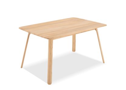 An Image of Gazzda Teska Dining Table Oak 90cm