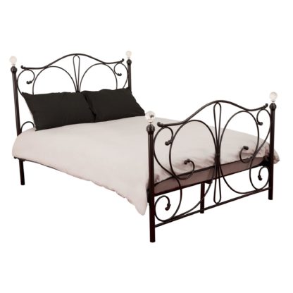 An Image of Florence Metal Bedstead White