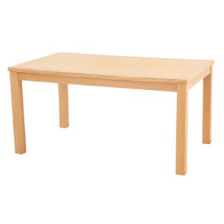 An Image of Linden Natural Dining Table Brown