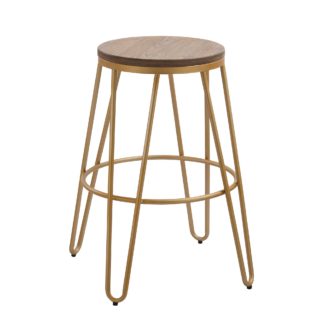 An Image of Portland Bar Stool Gold