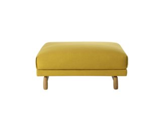 An Image of Muuto Rest Pouf Kvadrat Hallingdal 457 Yellow