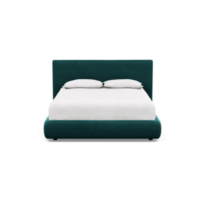 17a1fa0679bf902a1392c71e33bcf76d2e5540ac769f51f3b6705ac98a5a65d9.jpg An Image of Heal's Alba Storage Bed Double Luxury Leather Anthracite