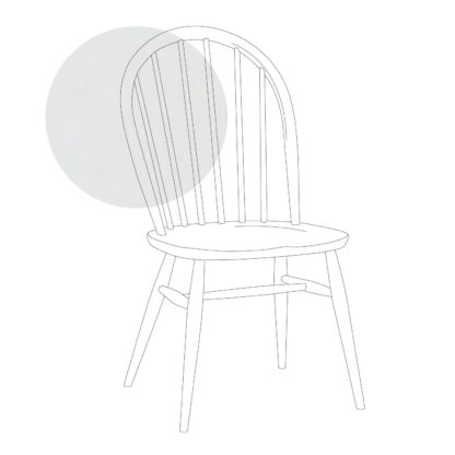 An Image of Ercol Originals Windsor Chair Clear Matt Ash