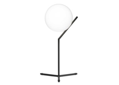 An Image of Flos IC T1 High Table Lamp Matte Black