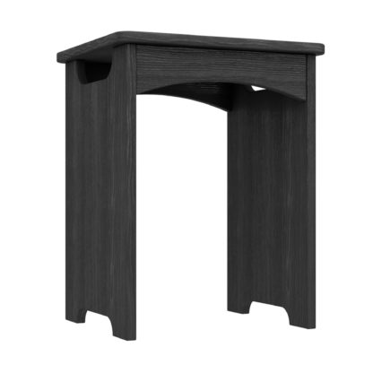 An Image of Ethan Graphite Stool Grey