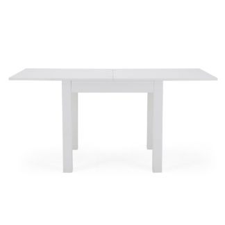An Image of Lynton White Flip Top Dining Table White