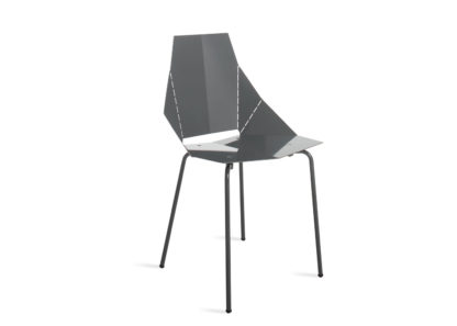 An Image of Blu Dot Real Good Chair Slate Grey