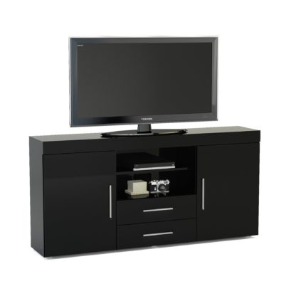 An Image of Edgeware Sideboard Black