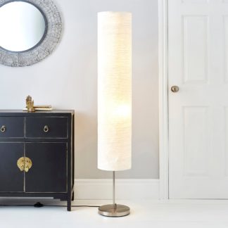 An Image of Taora Paper White Floor Lamp White