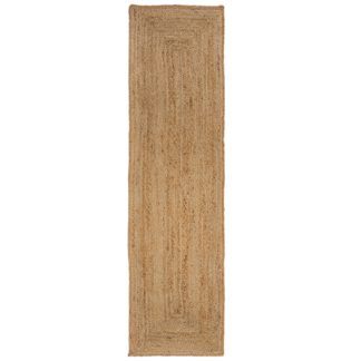 An Image of Jute Design Woven Runner Brown