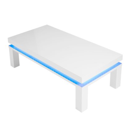 An Image of Milano Coffee Table - White White