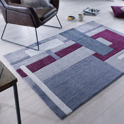 1d3a1a1236ac563a6c69756ea128946dfa36b46617c14b06d325455ccbd25006-1.jpg An Image of Elements Farg Abstract Rug Grey/Multi-Coloured