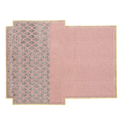 An Image of Gandia Blasco Mangas Rhombus Rug 160 x 250cm Pink