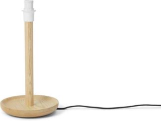 An Image of Helmer Table Lamp Base, Light Wood