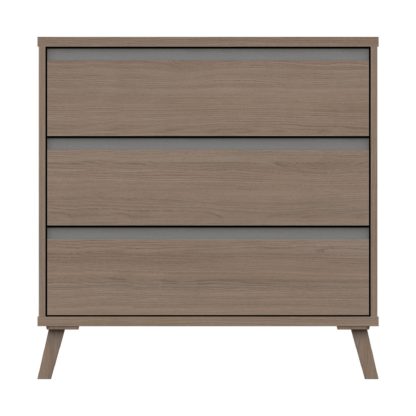 An Image of Jenson 3 Drawer Chest Truffle