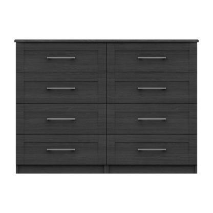 An Image of Ethan Graphite 3 Drawer Chest Grey