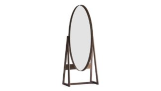 An Image of Pinch Iona Tall Cheval Mirror Walnut