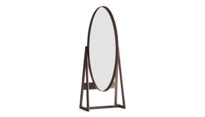 An Image of Pinch Iona Tall Cheval Mirror Oak