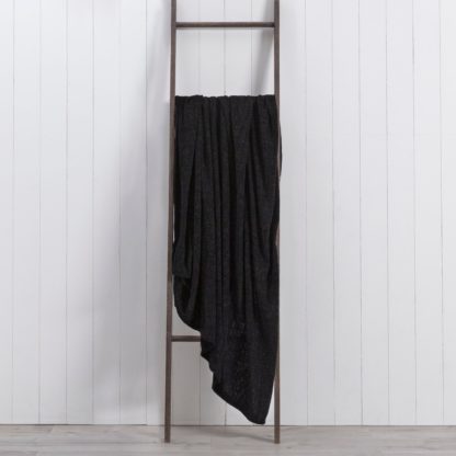 1f44d71a97df5b89654858fe2d98bac0a55e22b51aafa0d3e01176d7d0e8f349-1.jpg An Image of Chenille 200cm x 200cm Throw Black