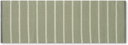 2037c190d59619f61e77bfa01258e112b9f86c1b9023d8f60fbdaf5679c4a0fb.jpg An Image of Hemsworth Reversible Wool Runner, 70 x 200cm, Soft Green & Charcoal Grey